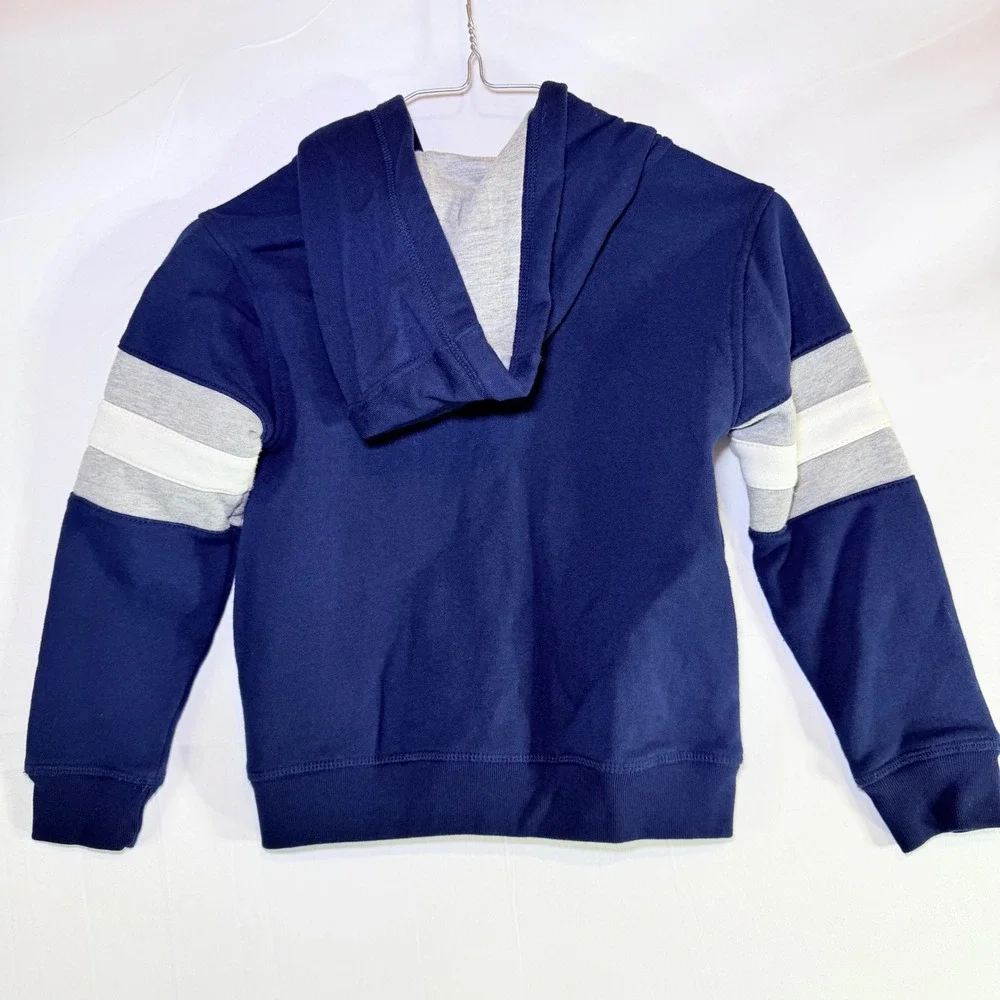 NFL Team Apparel‎ Dallas Cowboys Kids Hoodie Navy Blue Full Zip Fleece Size L 7